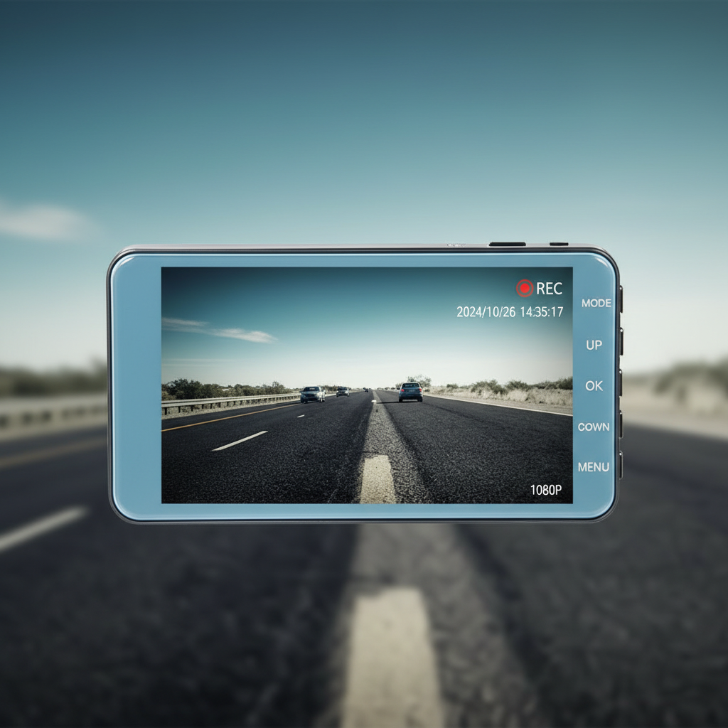 Dashcam avant et arrière sans fil pour voiture avec vision nocturne