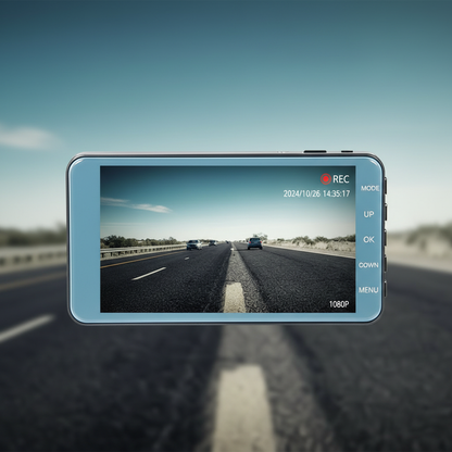 Dashcam avant et arrière sans fil pour voiture avec vision nocturne