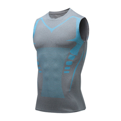 Débardeur de compression ionique pour sculpter le corps et soutenir la posture