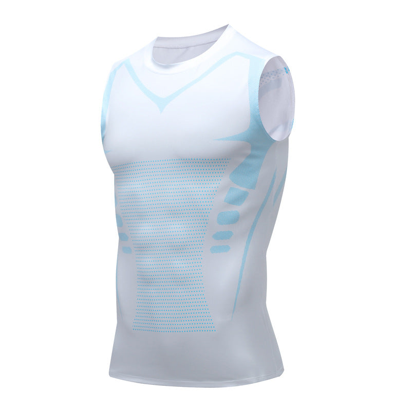 Débardeur de compression ionique pour sculpter le corps et soutenir la posture