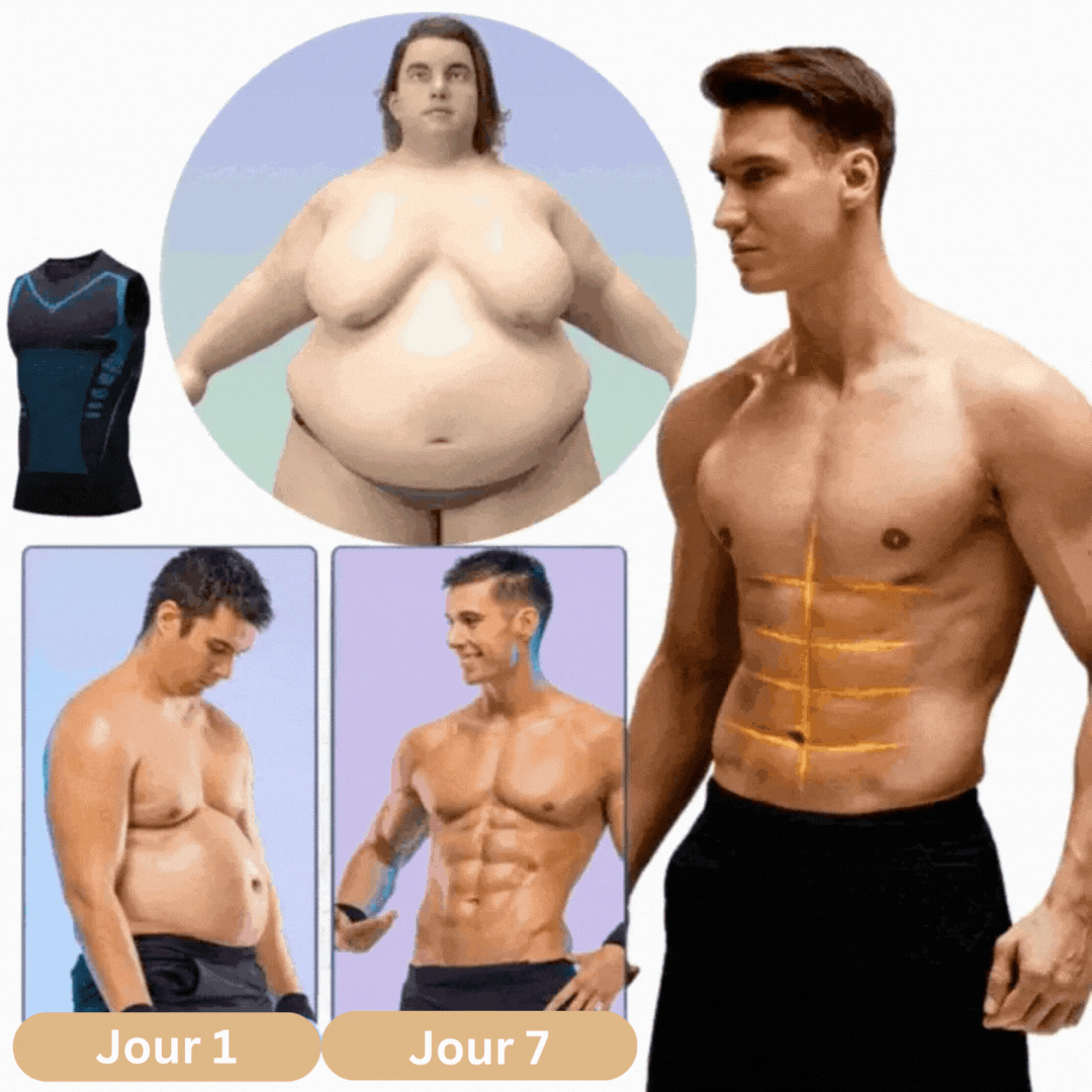 Débardeur de compression ionique pour sculpter le corps et soutenir la posture