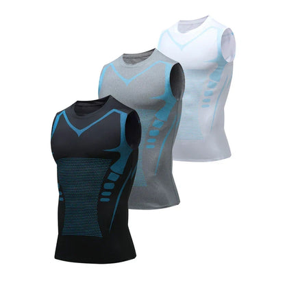 Débardeur de compression ionique pour sculpter le corps et soutenir la posture