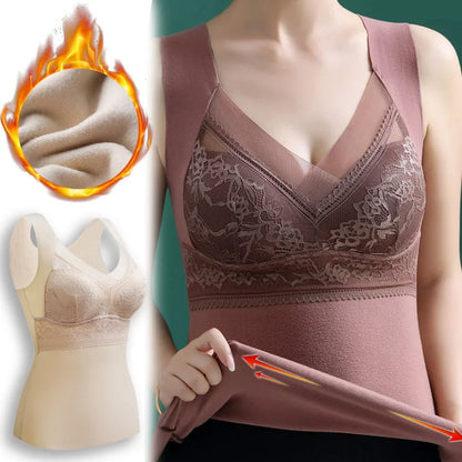 Débardeur thermique avec soutien-gorge intégré