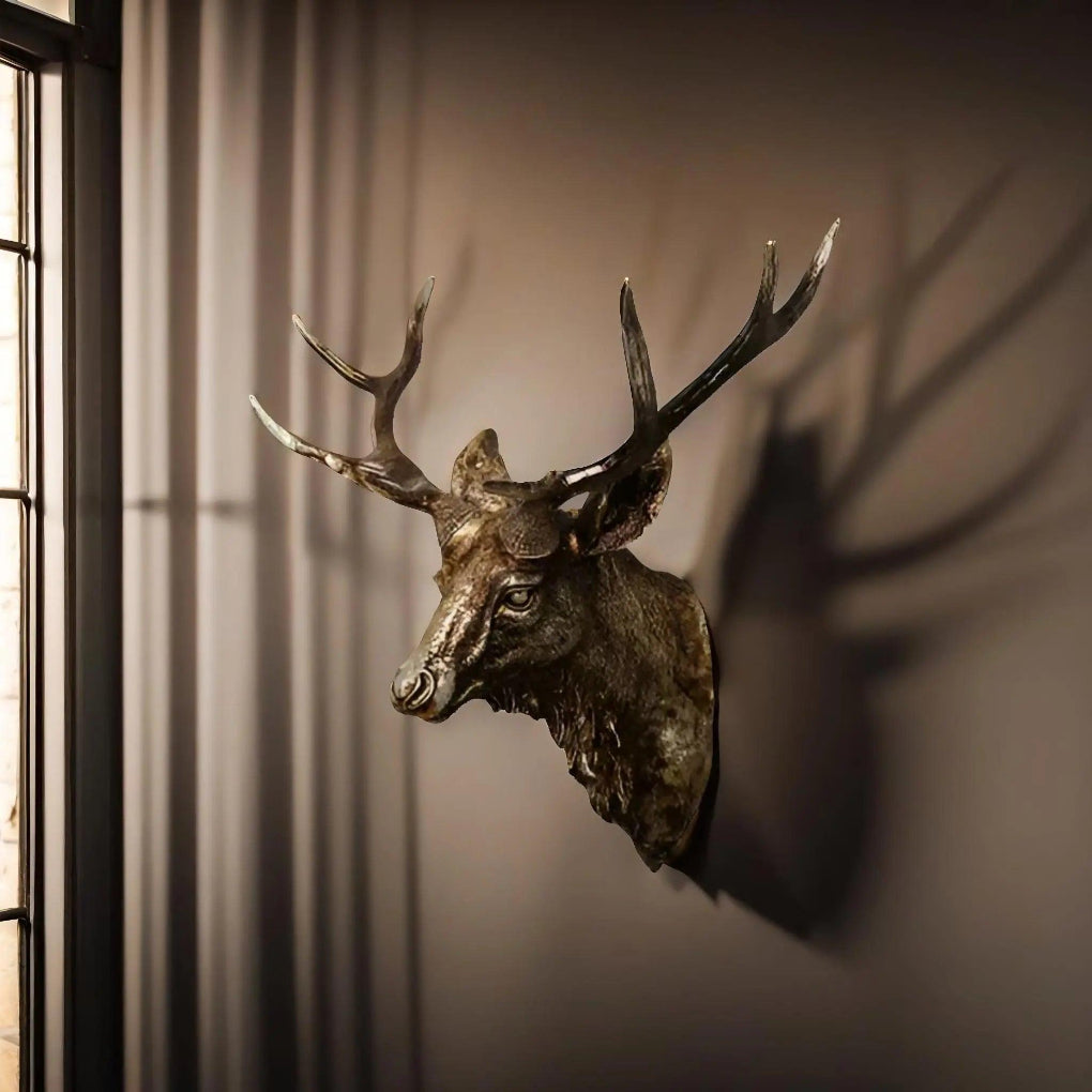 Décoration murale tête de cerf majestueuse