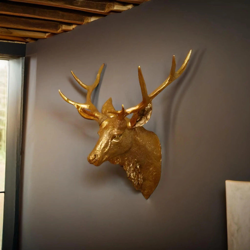 Décoration murale tête de cerf majestueuse