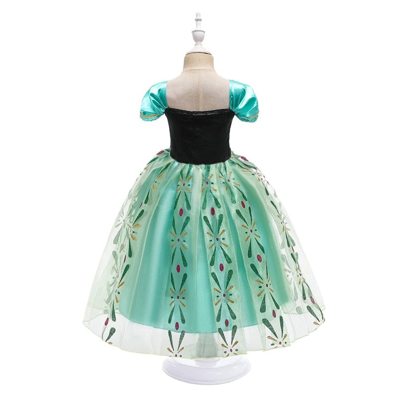 Déguisement de princesse Anna La Reine des Neiges pour filles (3-10 ans)