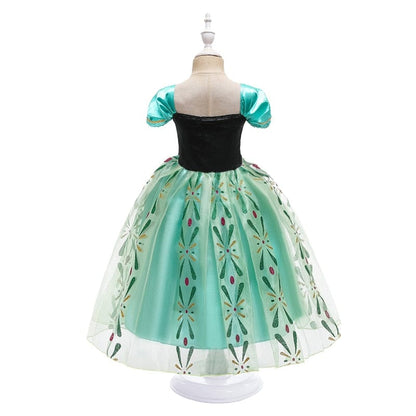 Déguisement de princesse Anna La Reine des Neiges pour filles (3-10 ans)