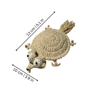 Dessous de verre au crochet à motif animal – le détail qui fait sourire
