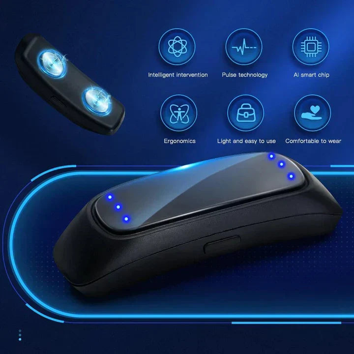 Dispositif anti-ronflement à impulsions EMS - aide au sommeil portable