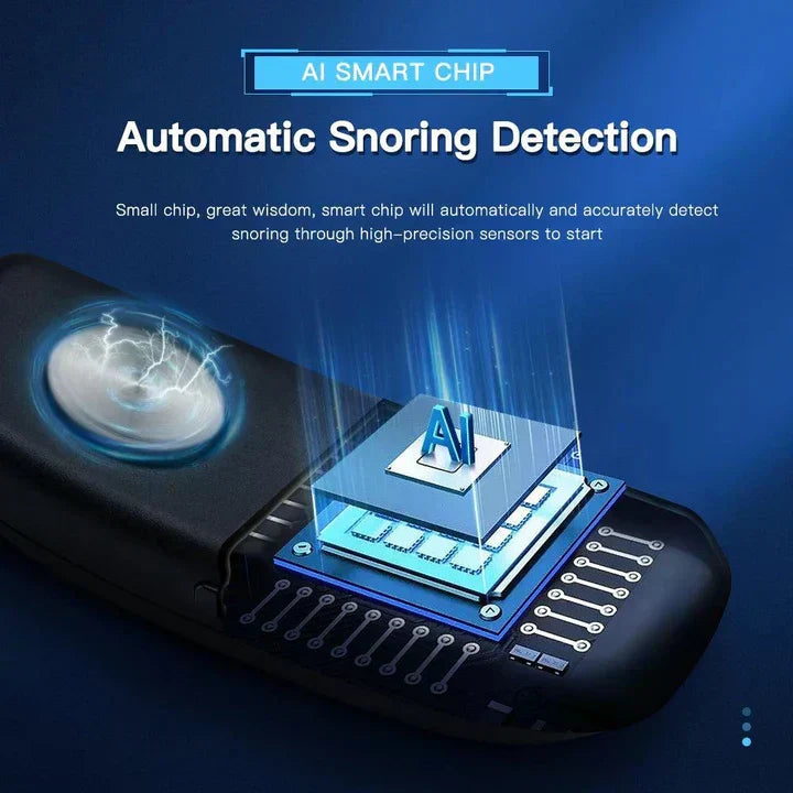 Dispositif anti-ronflement à impulsions EMS - aide au sommeil portable