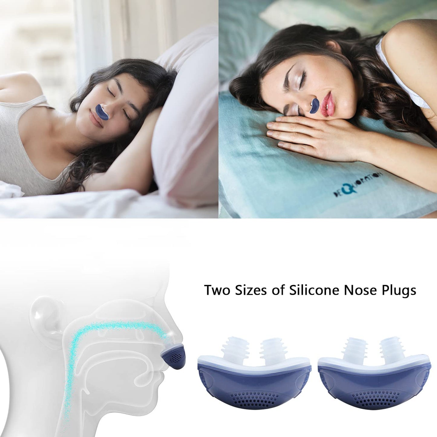 Dispositif nasal de circulation d’air silencieux – confort sans tube et filtration