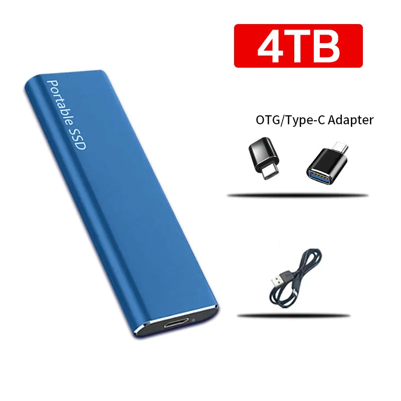 Disque dur externe 4 To USB‑C stockage de données portable