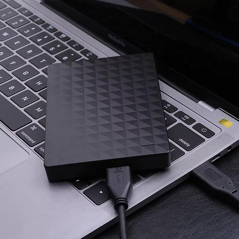 Disque dur externe 8 To USB 3.0 – Solution de stockage portable – Design compact noir avec fonctionnalité plug-and-play