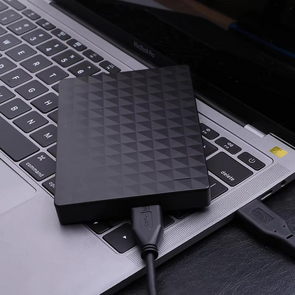 Disque dur externe 8 To USB 3.0 – Solution de stockage portable – Design compact noir avec fonctionnalité plug-and-play