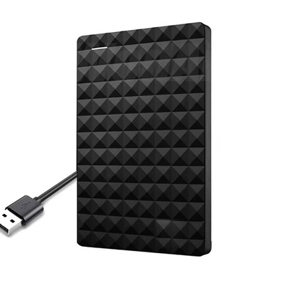 Disque dur externe 8 To USB 3.0 – Solution de stockage portable – Design compact noir avec fonctionnalité plug-and-play
