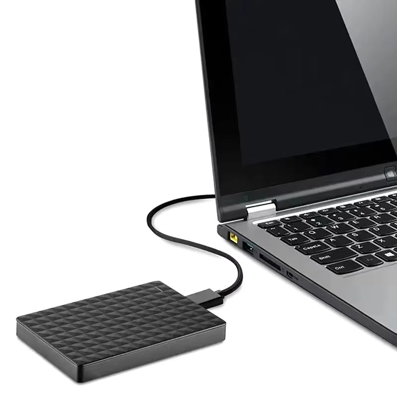 Disque dur externe 8 To USB 3.0 – Solution de stockage portable – Design compact noir avec fonctionnalité plug-and-play