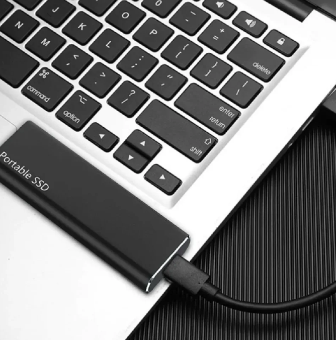 Disque SSD externe portable USB‑C 4 To pour PC et Mac