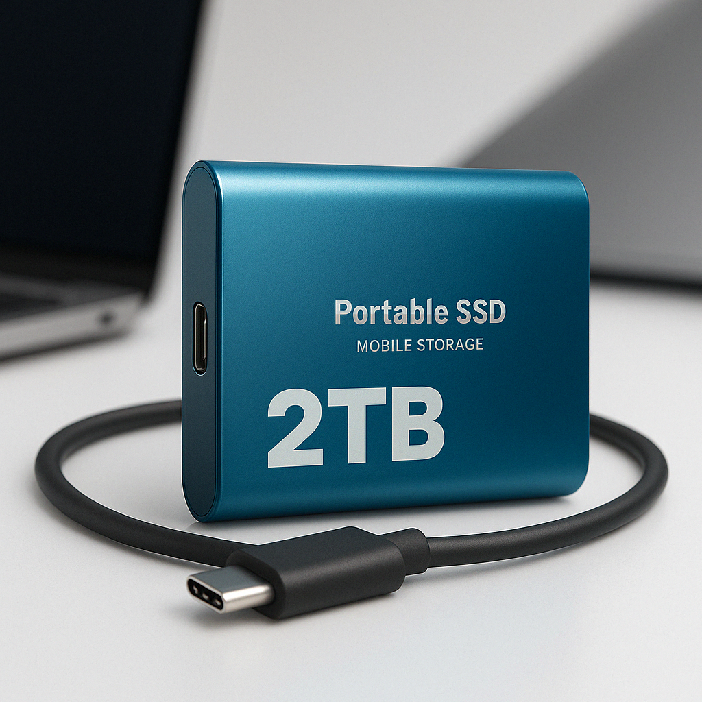 Disque SSD portable haute vitesse au format compact