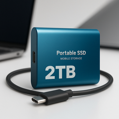 Disque SSD portable haute vitesse au format compact