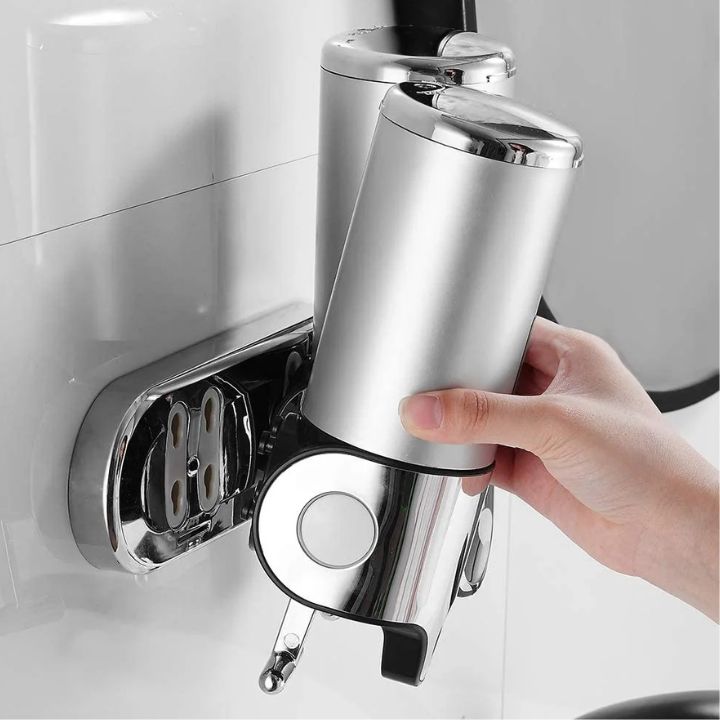 Distributeur de savon mural en acier inoxydable