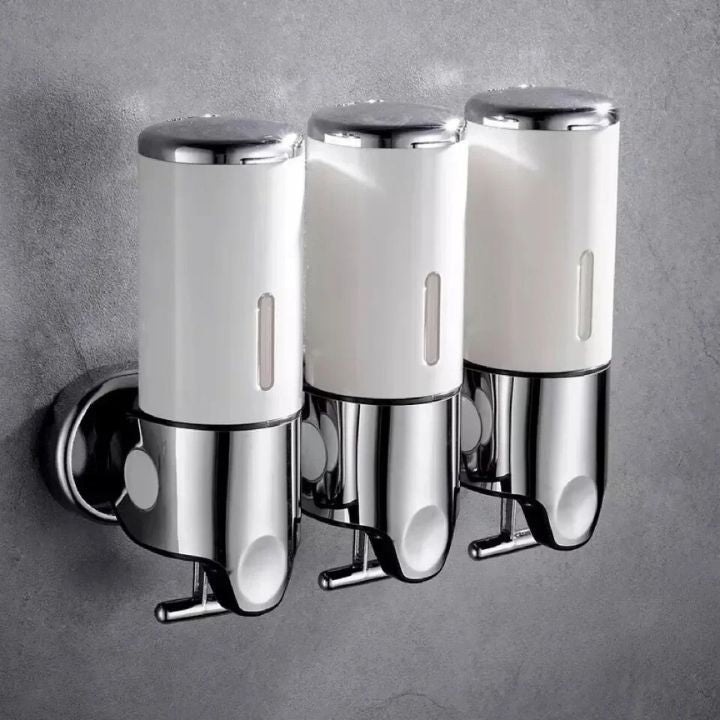 Distributeur de savon mural en acier inoxydable