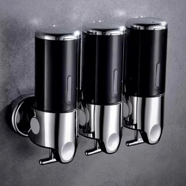 Distributeur de savon mural en acier inoxydable