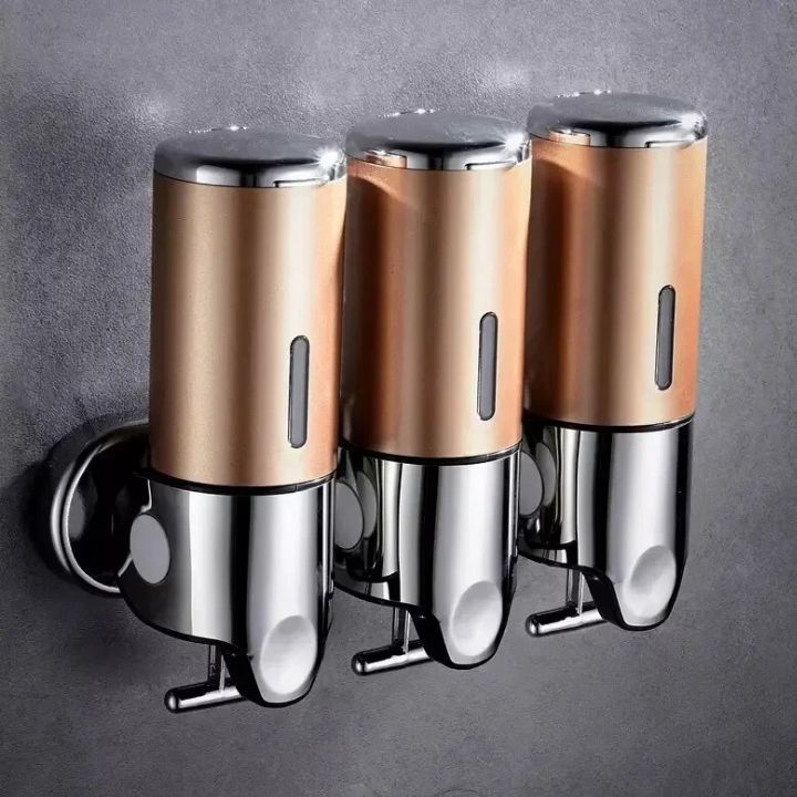 Distributeur de savon mural en acier inoxydable