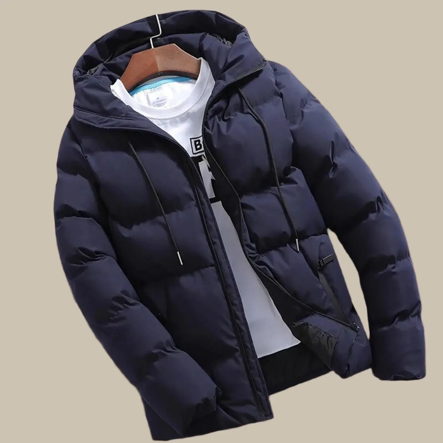 Doudoune à capuche pour homme