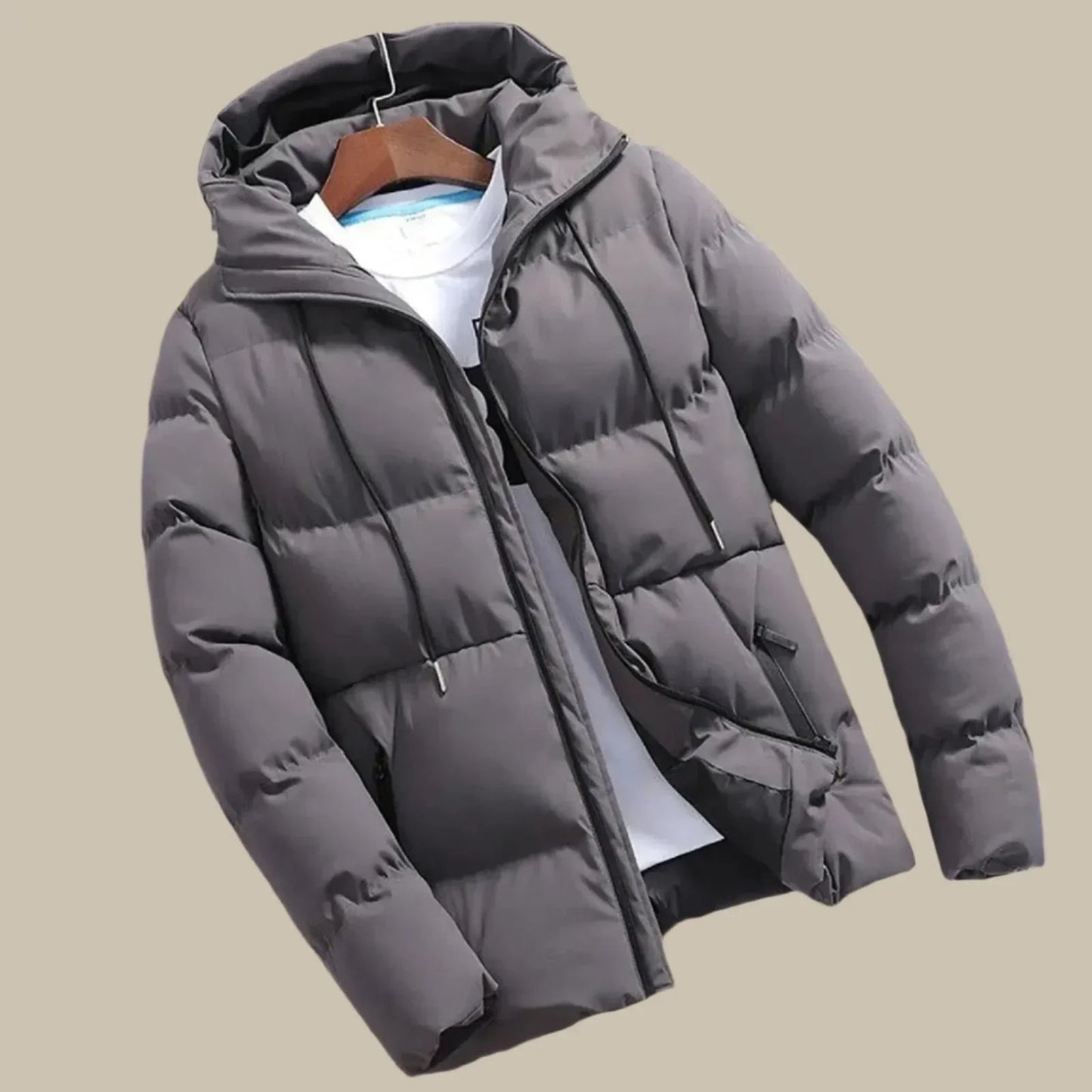 Doudoune à capuche pour homme