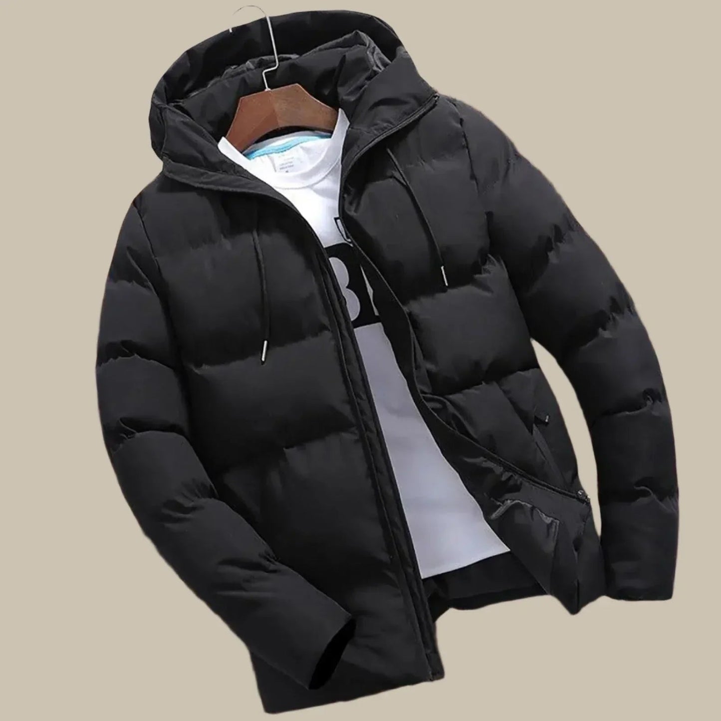 Doudoune à capuche pour homme