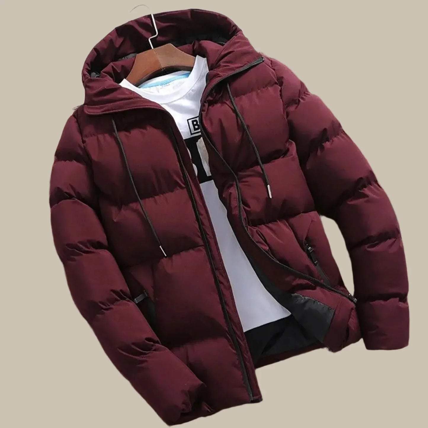 Doudoune à capuche pour homme