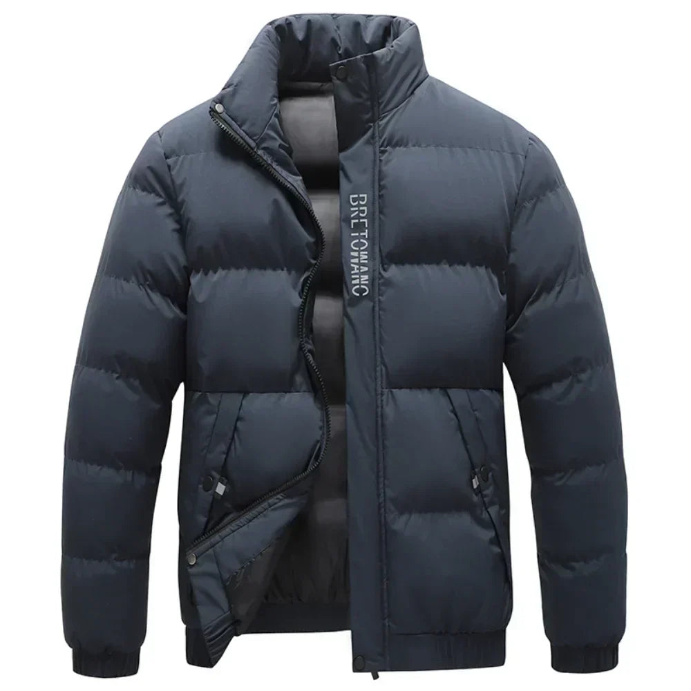 Doudoune à col montant pour homme