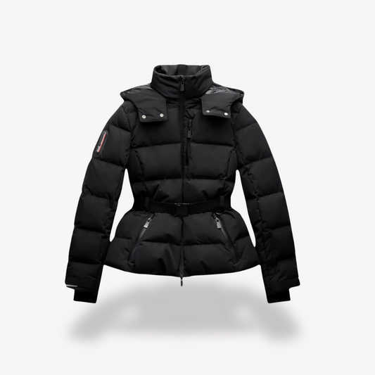 Doudoune ceinturée pour femme