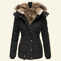 Doudoune d’hiver à capuche pour femme