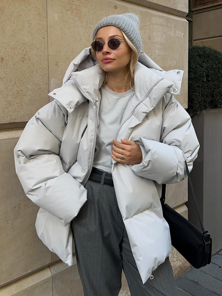 Doudoune d’hiver à capuche pour femme