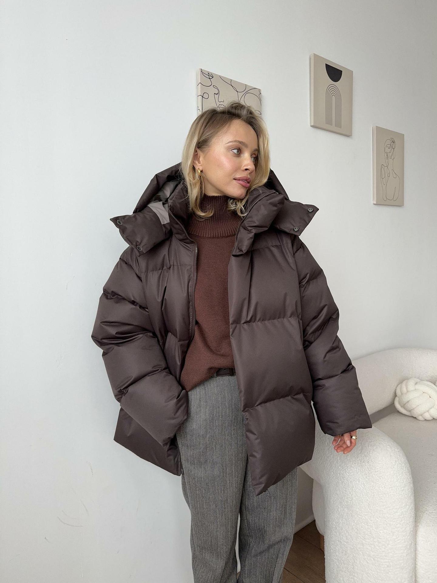 Doudoune d’hiver à capuche pour femme