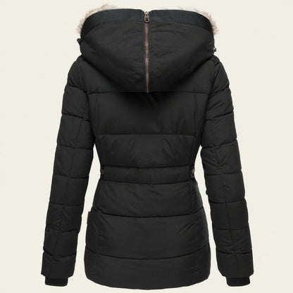 Doudoune d’hiver à capuche pour femme