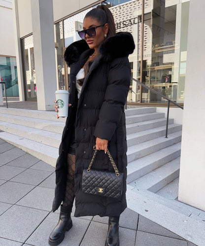 Doudoune d’hiver femme ceinturée