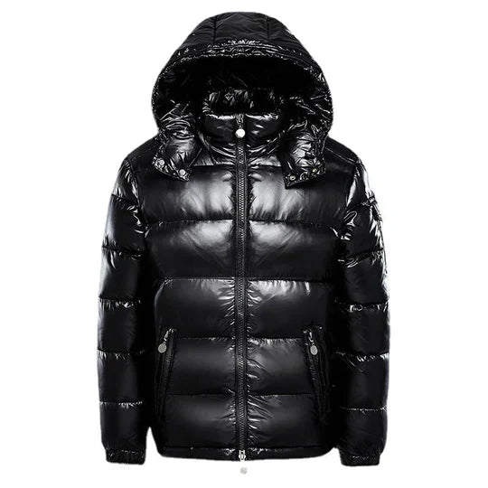 Doudoune en duvet d’hiver à capuche