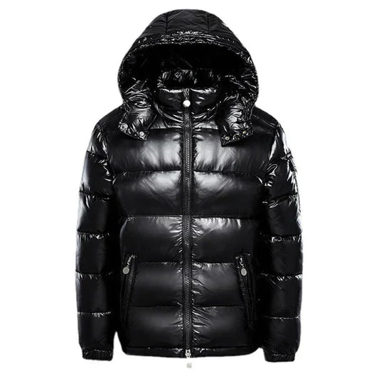 Doudoune en duvet d’hiver à capuche
