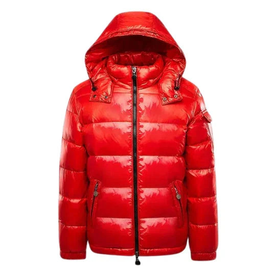 Doudoune en duvet d’hiver à capuche