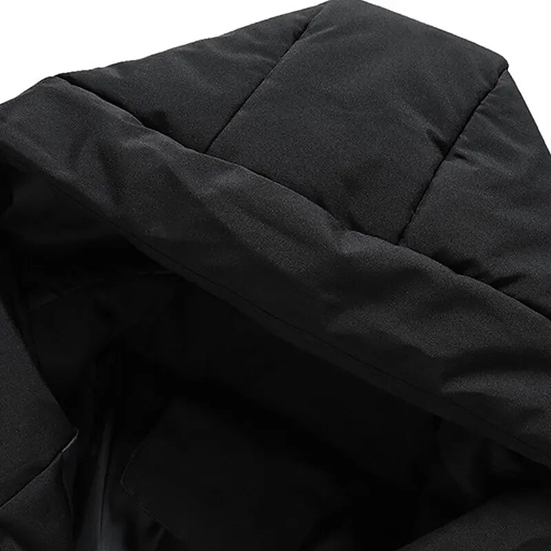 Doudoune matelassée à capuche pour homme