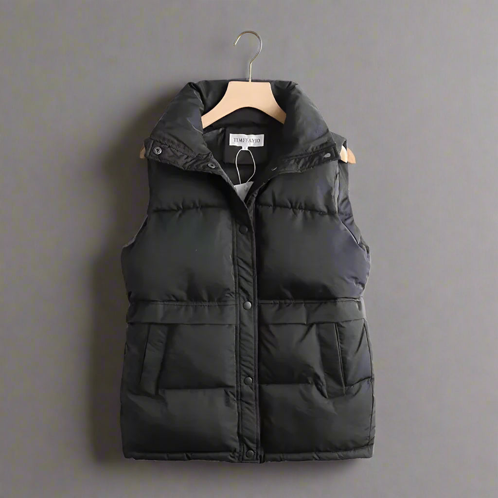 Doudoune sans manches coupe-vent pour femme