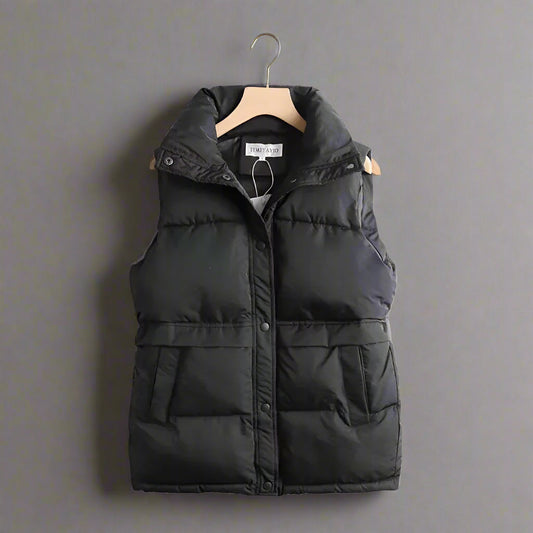 Doudoune sans manches coupe-vent pour femme