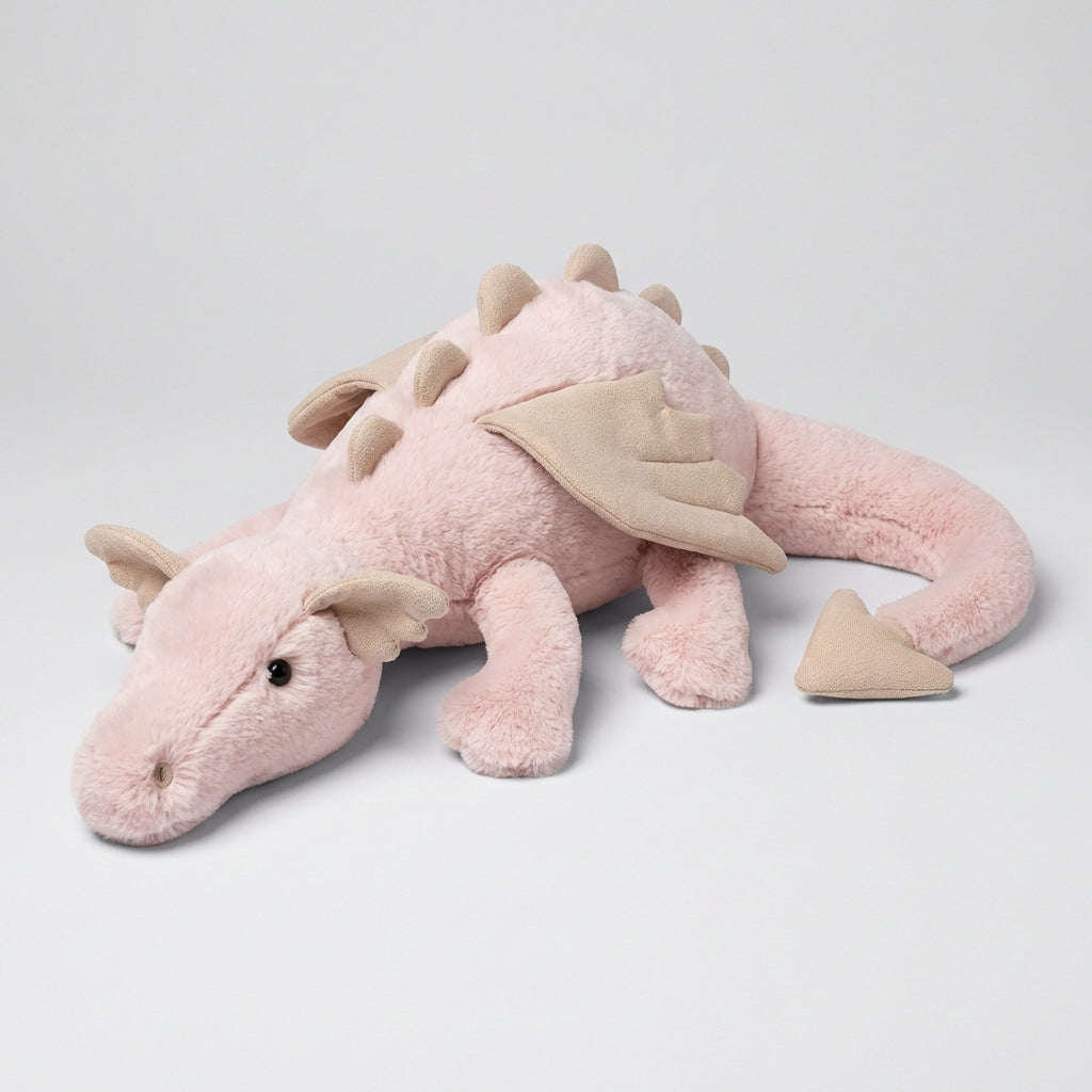 Dragon en peluche avec ailes pour enfants