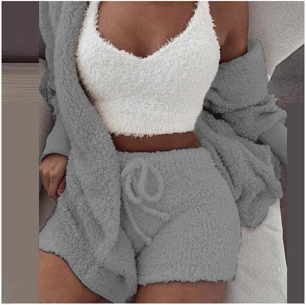Ensemble 3 pièces confortable | chaud et élégant pour toutes les occasions