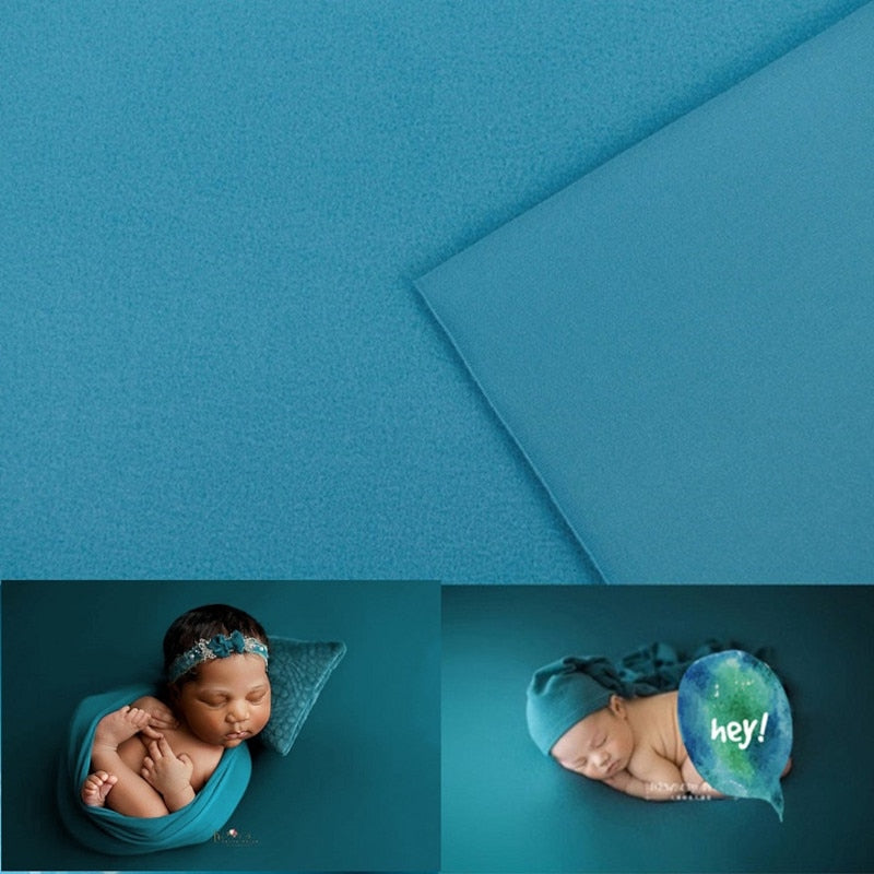 Ensemble d’accessoires de photographie pour bébé: lange d’emmaillotage et couverture de fond