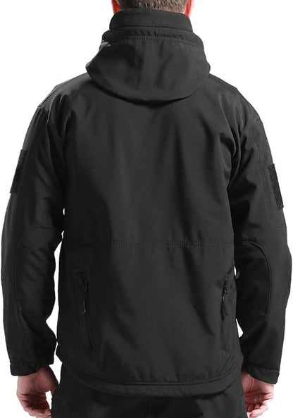 Ensemble d’extérieur imperméable et coupe-vent avec doublure polaire et six poches