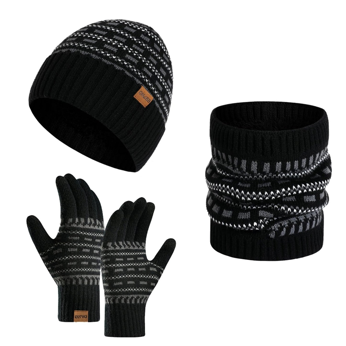 Ensemble d’hiver 3 pièces | Ensemble chaud et stylé pour un hiver au chaud