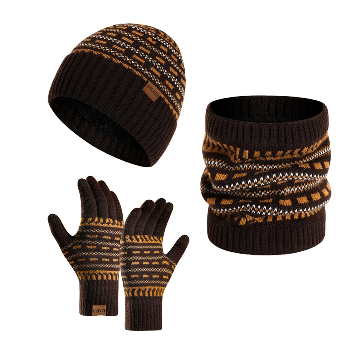 Ensemble d’hiver 3 pièces | Ensemble chaud et stylé pour un hiver au chaud